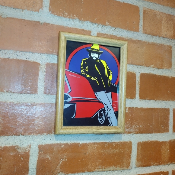 Hank Williams Jr Cadillac Cowboy Art Print - Picture 1 of 1